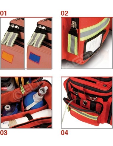 CRITICAL'S Bolsa Blanda de Emergencias para Soporte Vital Avanzado