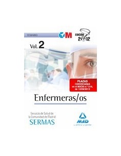 Enfermeras/os del Servicio de Salud de la Comunidad de Madrid. Temario Volumen II