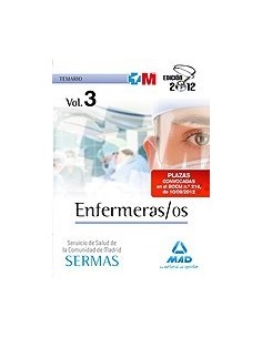 Enfermeras/os del Servicio de Salud de la Comunidad de Madrid. Temario Vol. III