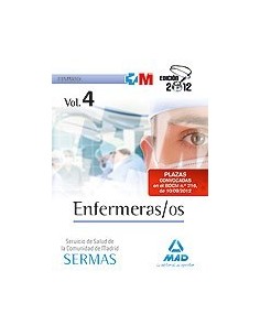 Enfermeras/os del Servicio de Salud de la Comunidad de Madrid. Temario Vol. IV