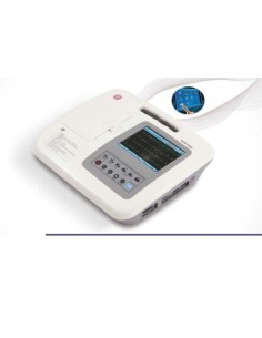 Electrocardiógrafo de 3 canales con pantalla 3