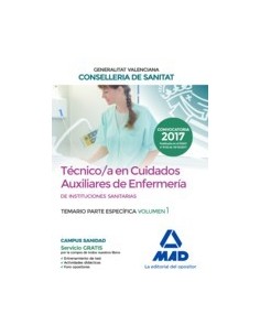 Técnico en Cuidados Auxiliares de Enfermería del Servicio de Salud de la Comunidad de Madrid. Temario Volumen 1