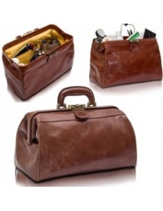 CLASSY'S Maletín compacto de piel para el médico 2