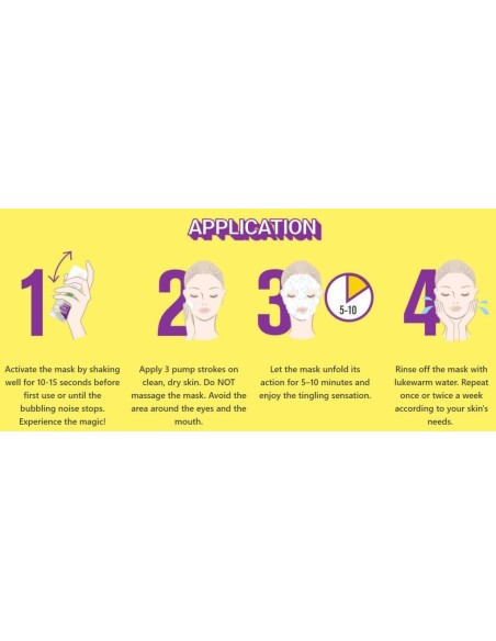 Aloe Vera Mascarilla Magic Bubble