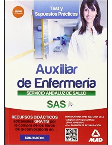 Auxiliar de Enfermería del Servicio Andaluz de Salud Test y Supuestos Prácticos
