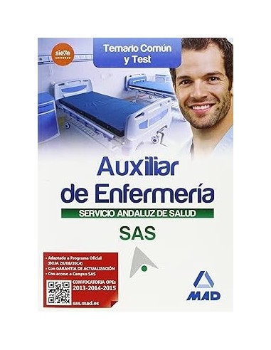 Auxiliar Enfermería del Servicio Andaluz de Salud. Temario común y test