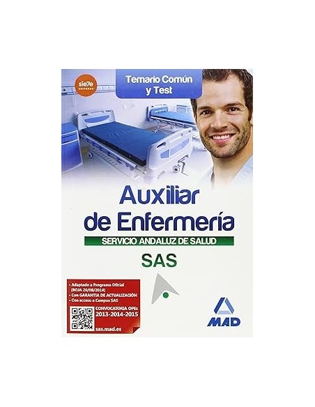 Auxiliar Enfermería del Servicio Andaluz de Salud. Temario común y test