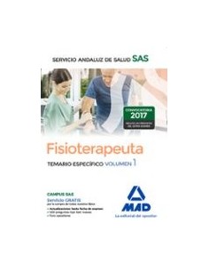 Fisioterapeuta del Servicio de Salud de Castilla-La Mancha (SESCAM). Temario específico volumen 1