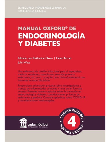 Manual Oxford de Endocrinología y Diabetes 4 Edición