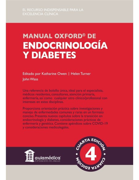 Manual Oxford de Endocrinología y Diabetes 4 Edición