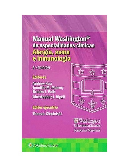 Manual Washington de especialidades clínicas. alergia